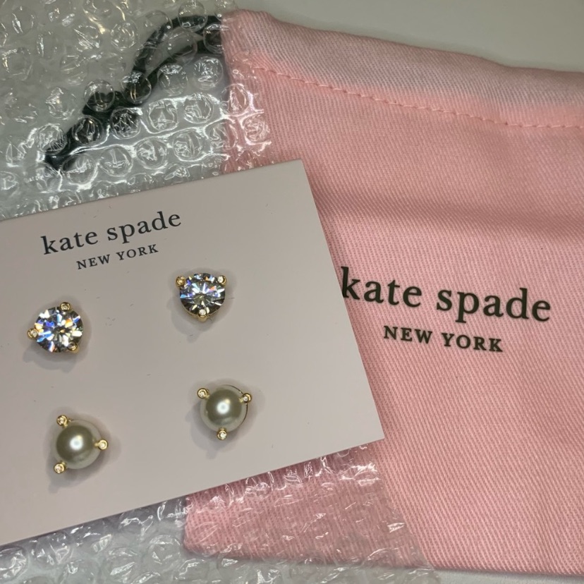 New Kate Spade Rise And Shine Earrings Set